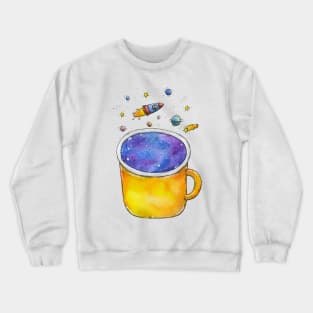 Morning Space Coffee Crewneck Sweatshirt